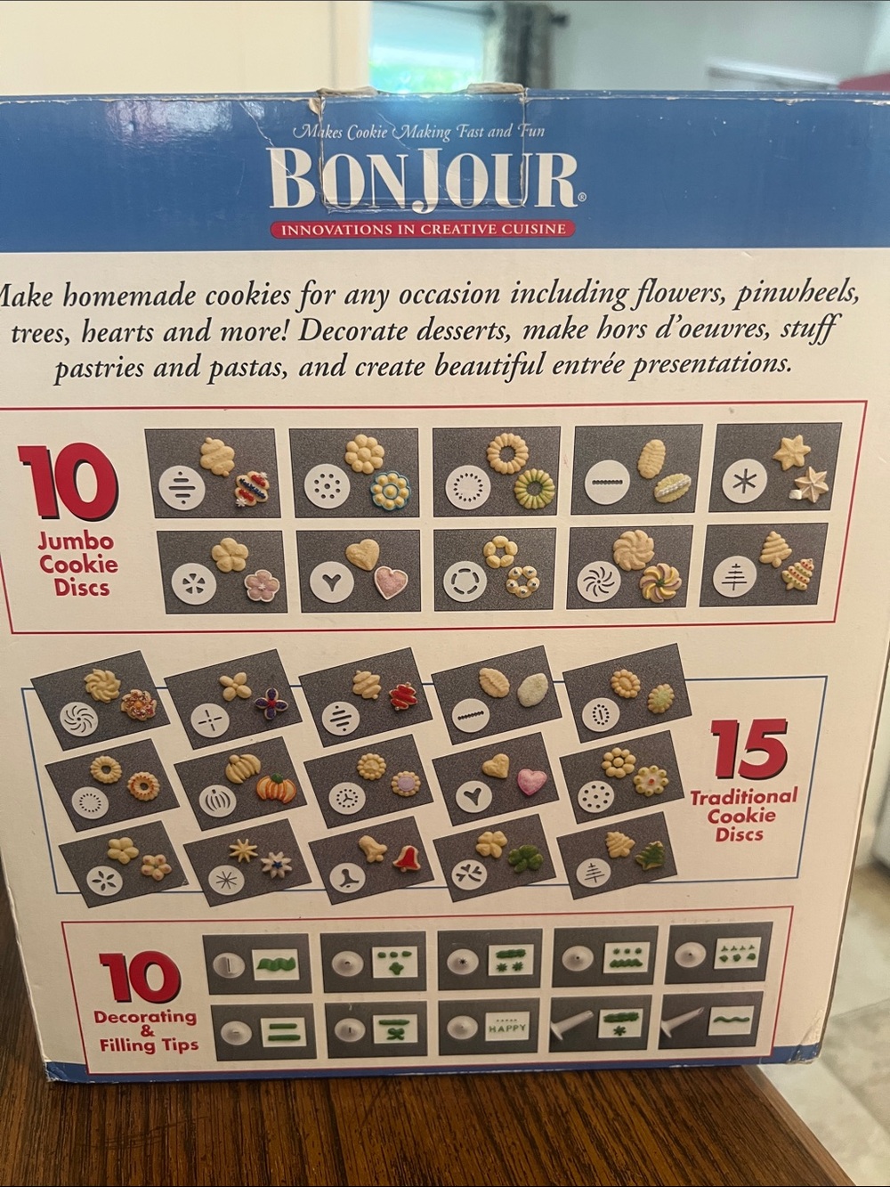 NWT Bonjour Cookie Factory Battery-Powered Cookie Press & Decorating Kit. Fun!! - Picture 7 of 10